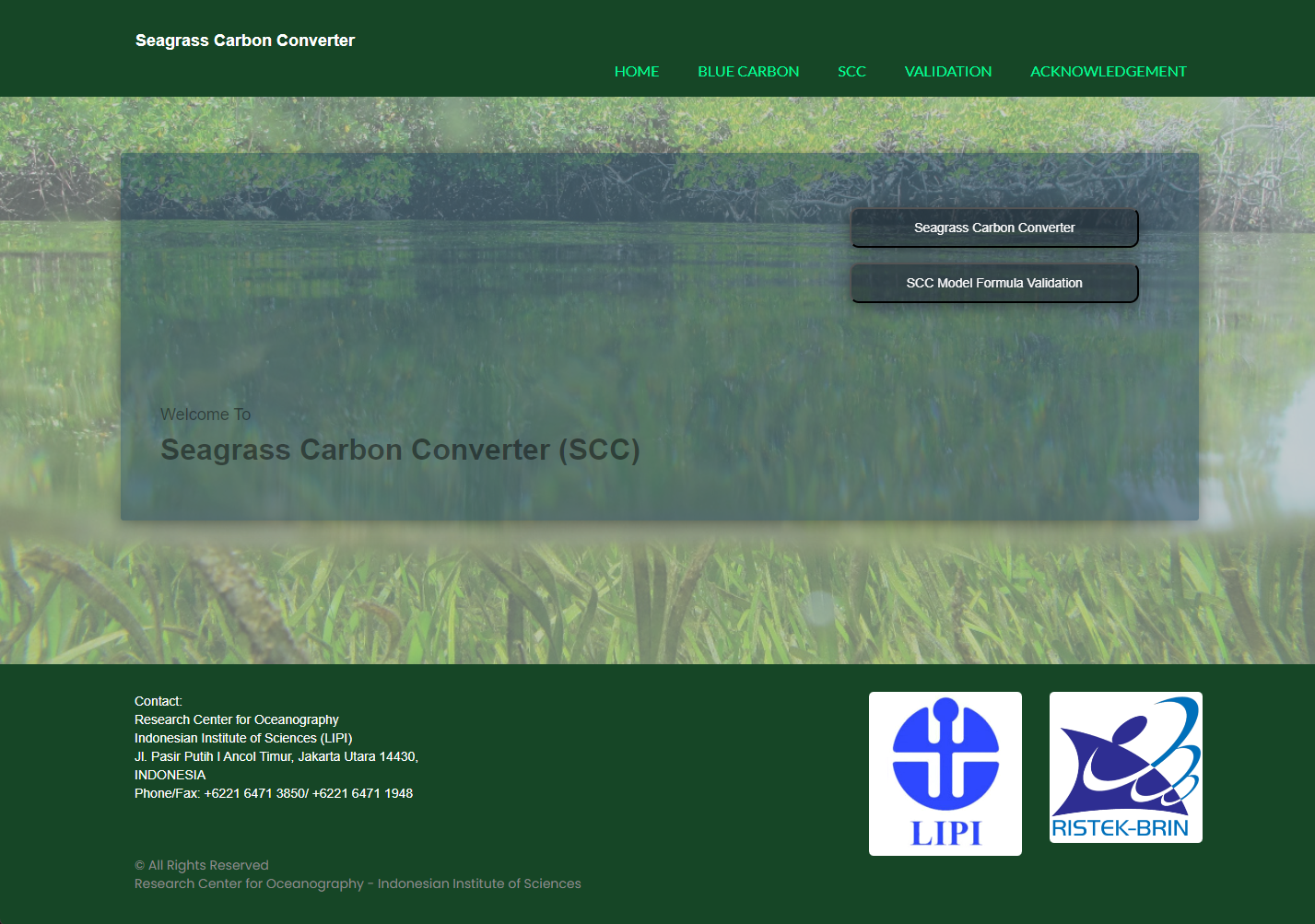 Seagrass Carbon Converter (SCC)